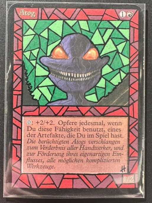 The Falling Star Challenge prize, an altered Atog by Merhans